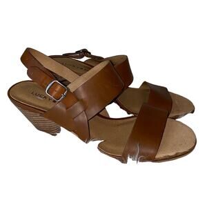 Lucky Brand Veneesha Leather Strap Sandals 8
